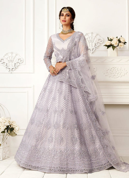 Soft Pastel Puprle ABLP - Indian Dress House 786