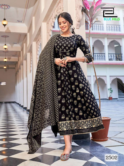 Stunning Black BHG 2502 FVD - Indian Dress House 786