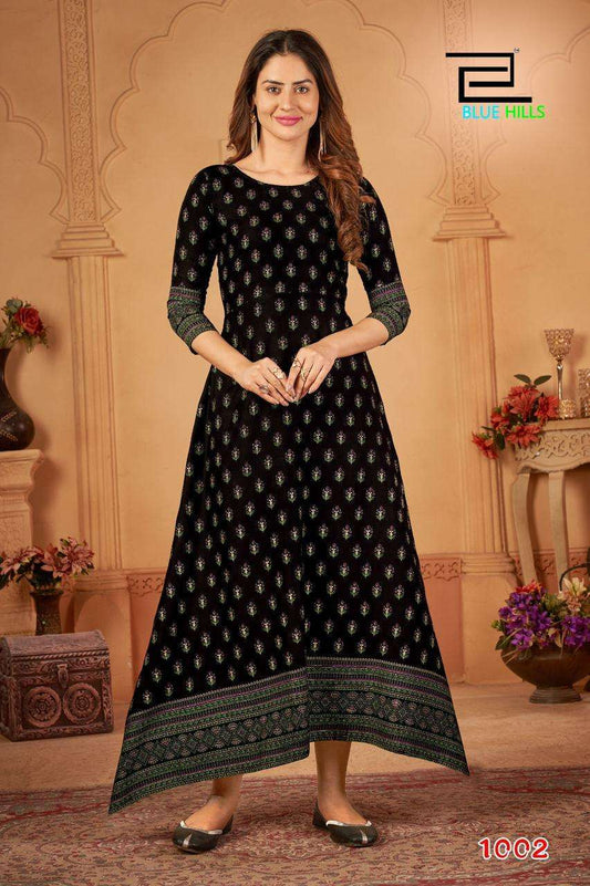 Stunning Black BHW 1002 FVD - Indian Dress House 786