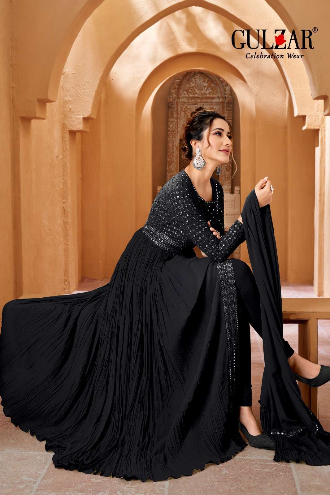 Stunning Black GCR - Indian Dress House 786