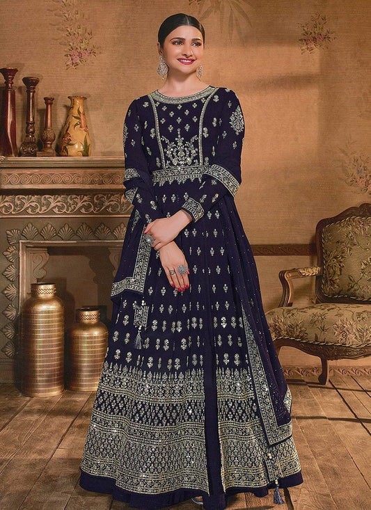 Stunning Blue VKP - Indian Dress House 786