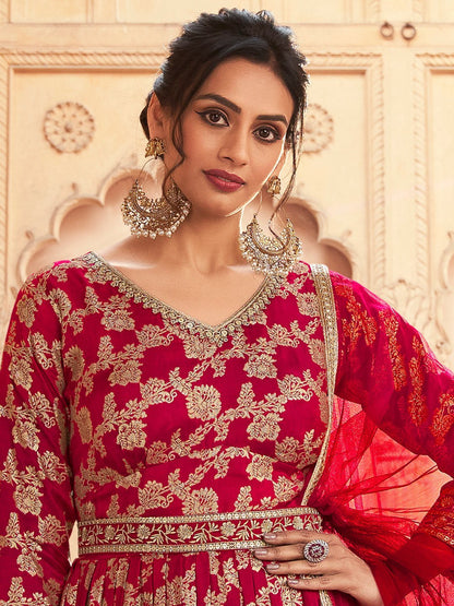 Stunning Dola Jacquard LTR - Indian Dress House 786