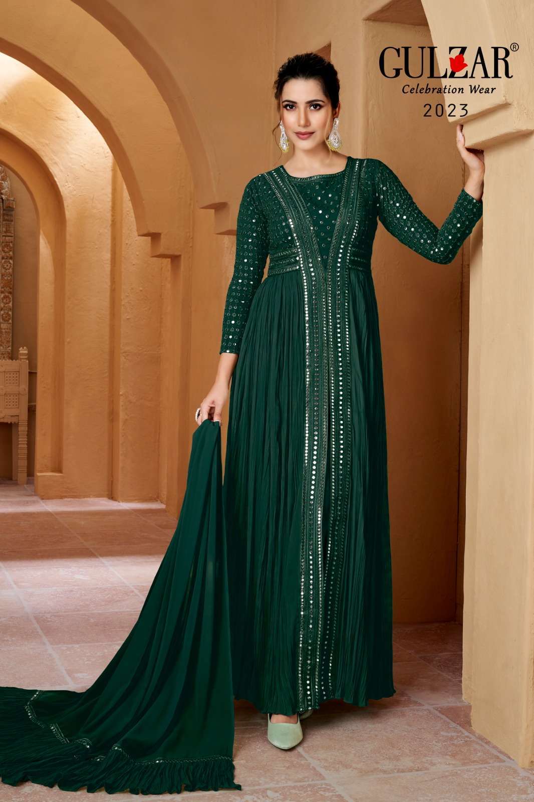 Stunning Green GCR - Indian Dress House 786