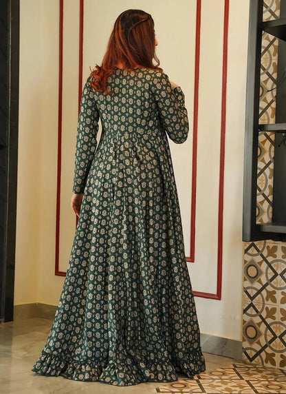Stunning Green PRL INDO - Indian Dress House 786
