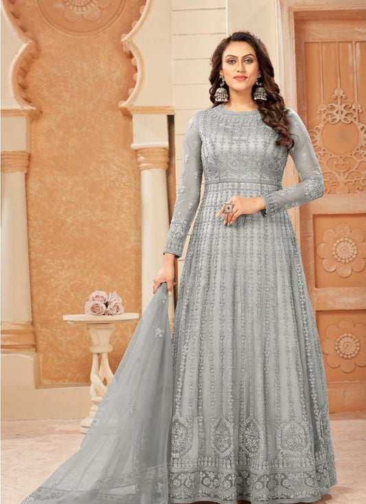 Stunning Grey SW618B SWG - Indian Dress House 786