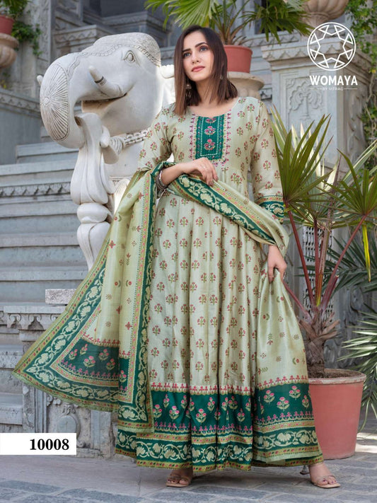 Stunning MG Green 10008 FVD - Indian Dress House 786