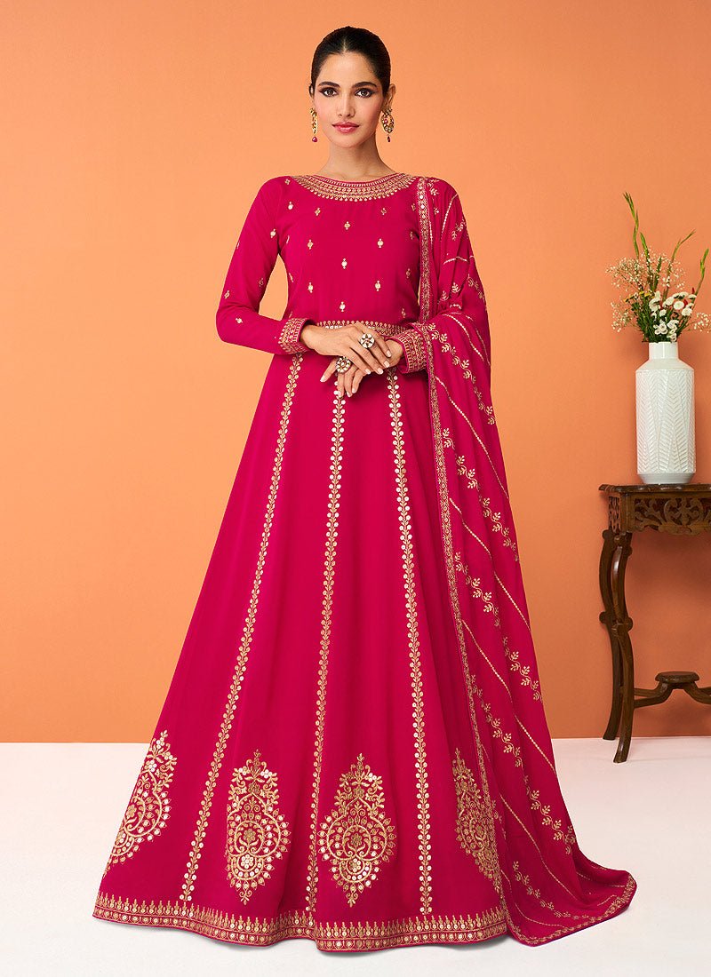 Stunning Pink ACJ - Indian Dress House 786