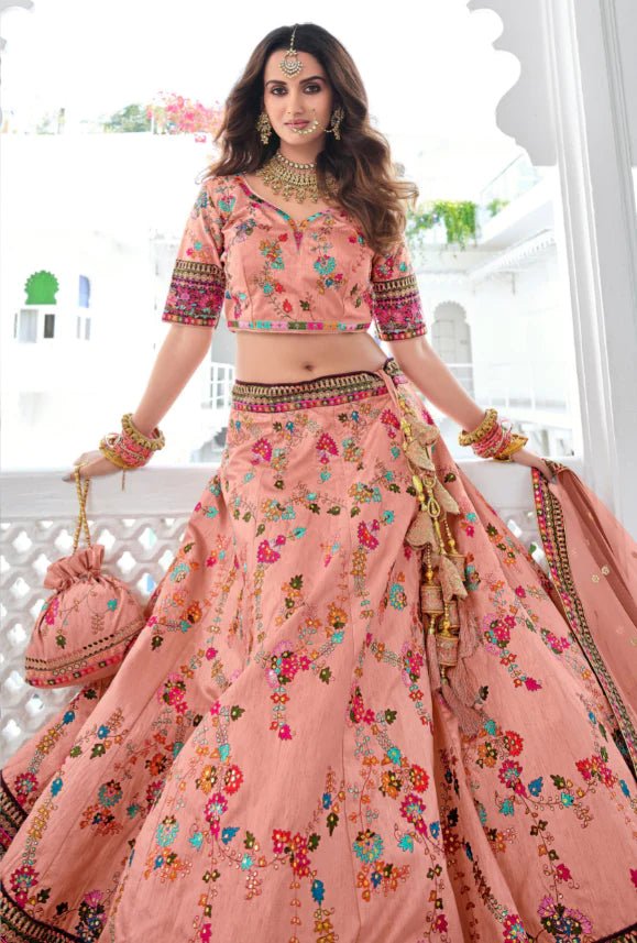 Stunning Pink Floral RYL - Indian Dress House 786