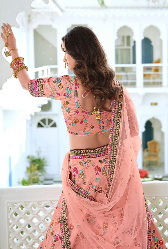Stunning Pink Floral RYL - Indian Dress House 786