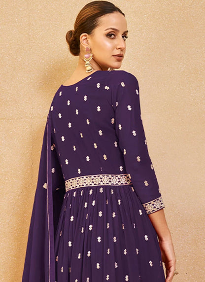 Stunning Purple Plazzo ACNP - Indian Dress House 786