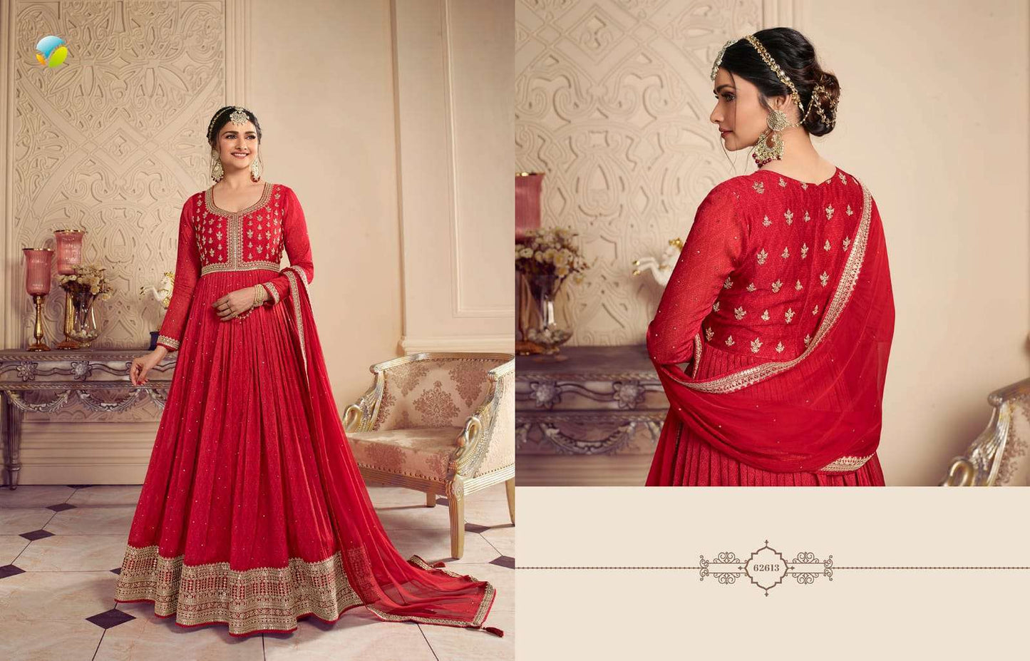 Stunning Red VKG - Indian Dress House 786