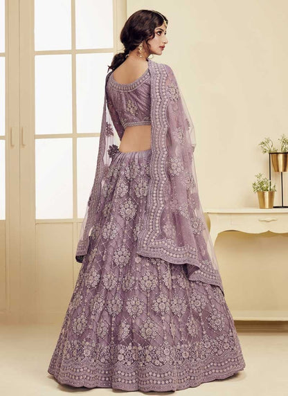 Stunning Soft Purple AWB - Indian Dress House 786