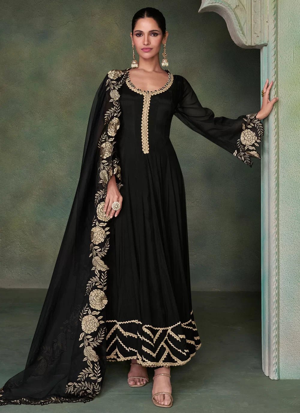 Stylish Black SSHG - Indian Dress House 786