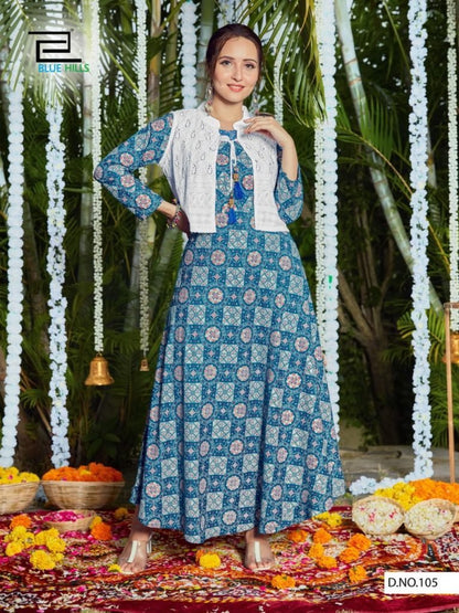 Stylish Blue BH ST 105 KT - Indian Dress House 786