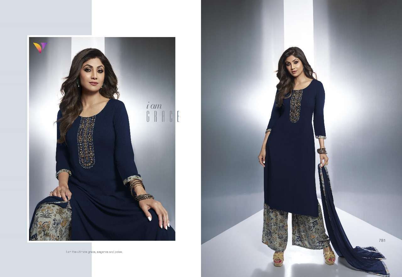 Stylish Blue VTSP 781 FVD - Indian Dress House 786