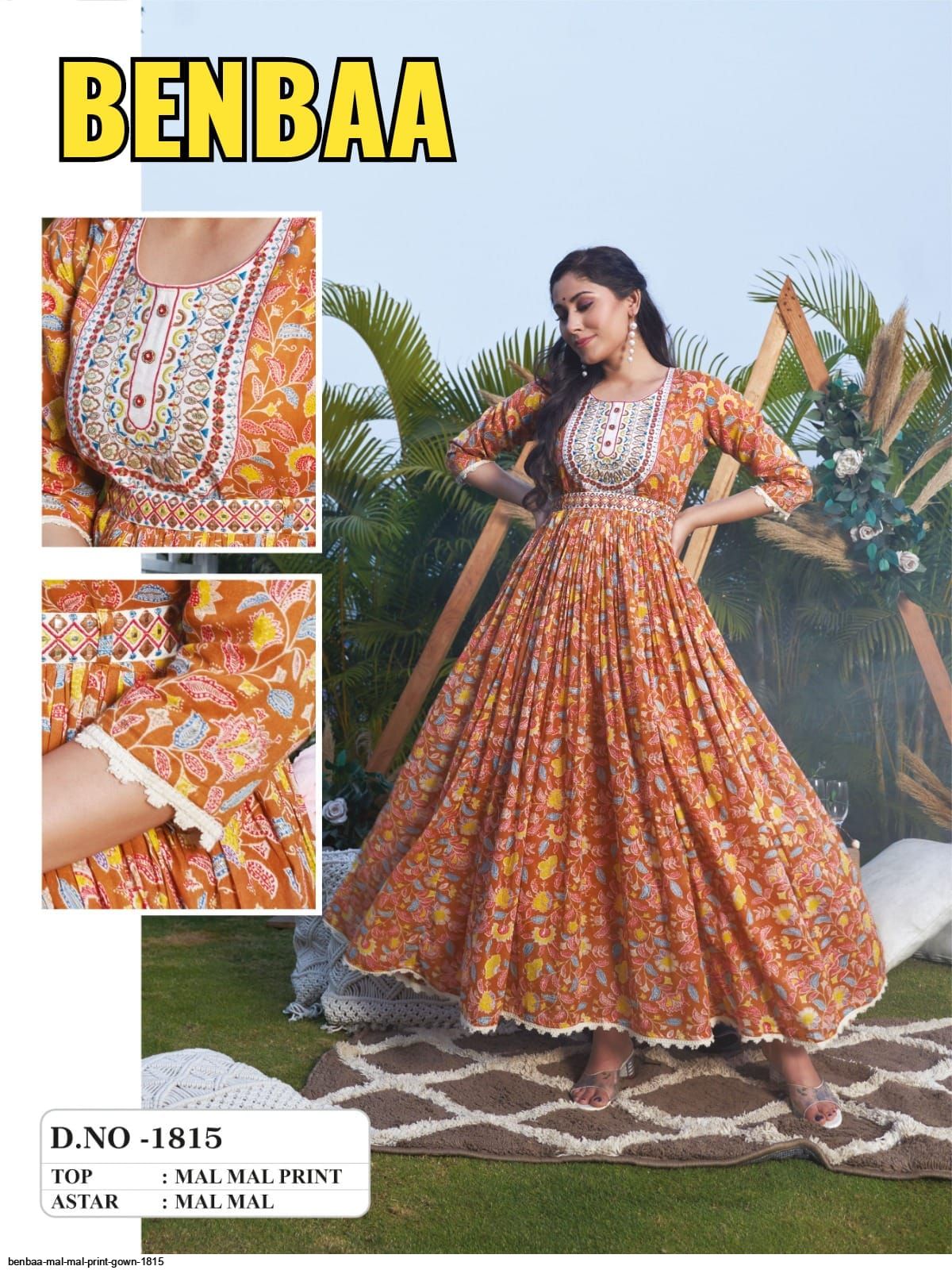 Stylish Floral BB 1815 - Indian Dress House 786