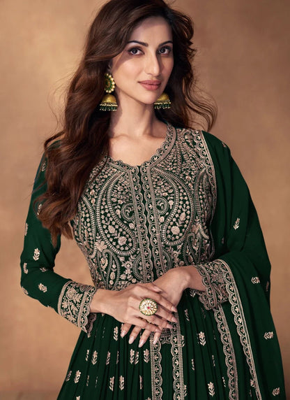 Stylish Green Lengha ACMD - Indian Dress House 786