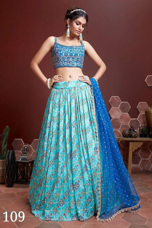 Stylish Light Blue ZCL - Indian Dress House 786