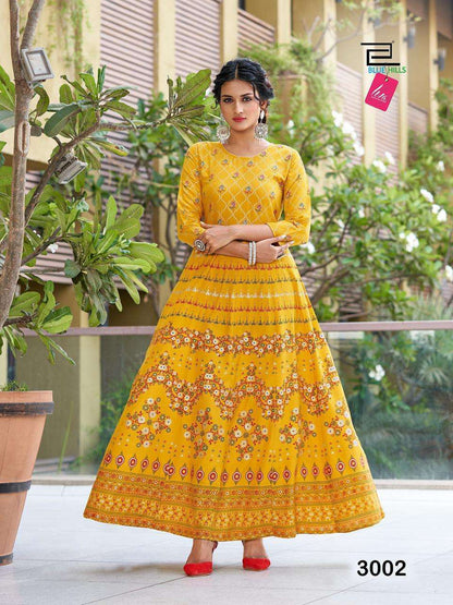 Stylish Yellow BH 3002 FVD - Indian Dress House 786