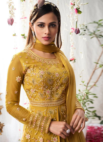 Stylish Yellow SVNX - Indian Dress House 786