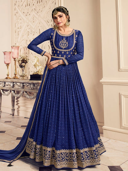 Unique Blue VKG - Indian Dress House 786