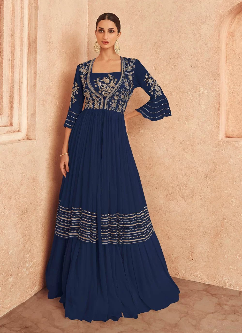 Unique Dark Blue SYT - Indian Dress House 786