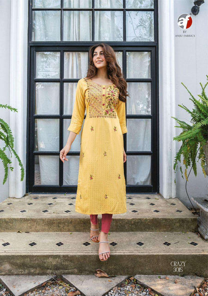 Unique Floral Pastel Yellow AFC 3015 FVD - Indian Dress House 786