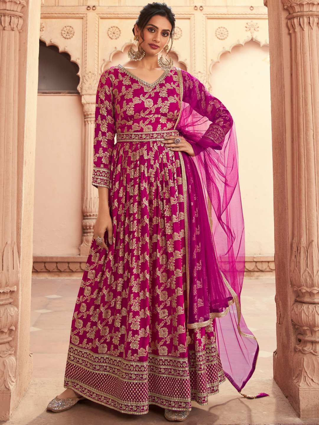 Unique Pink LTR - Indian Dress House 786