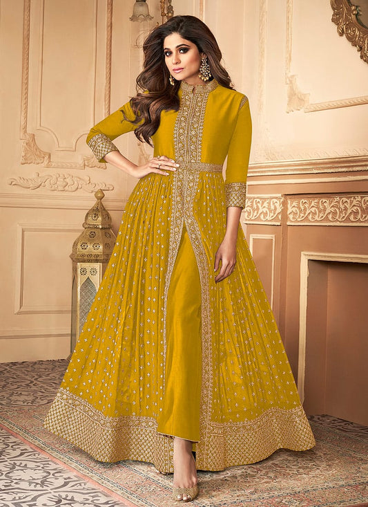 Yellow 7152-G ANO - Indian Dress House 786
