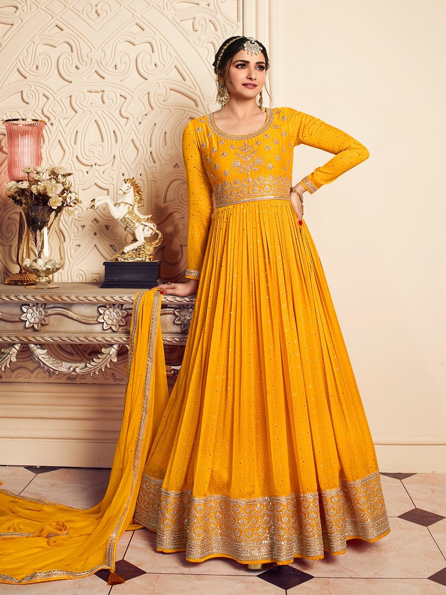 Yellow VKG - Indian Dress House 786